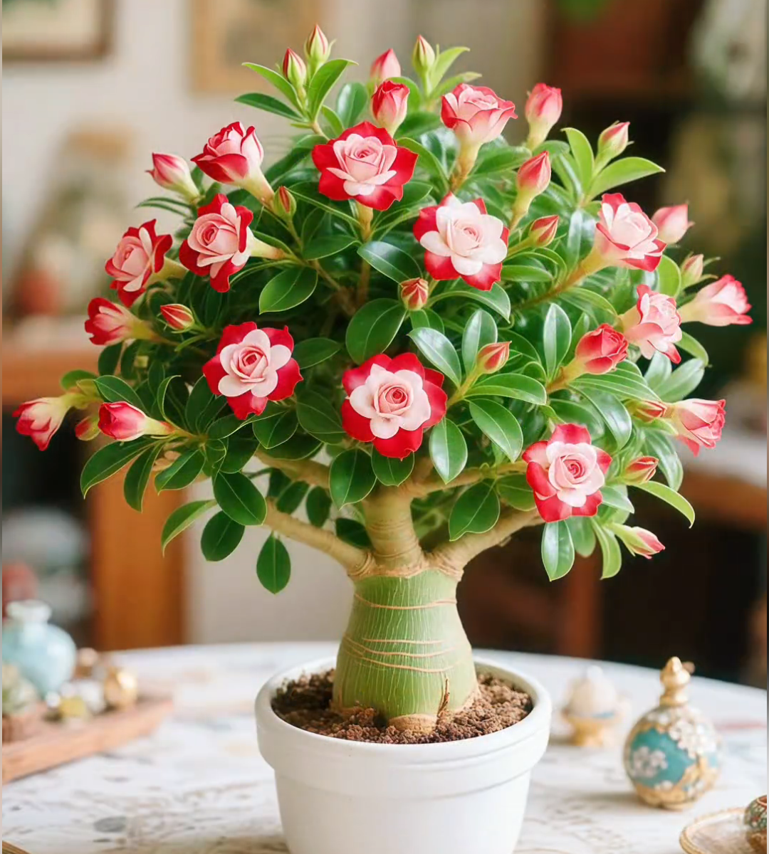 🌵 Sivatagi rózsa – egzotikus virágok, természetes szépség! 🌺✨